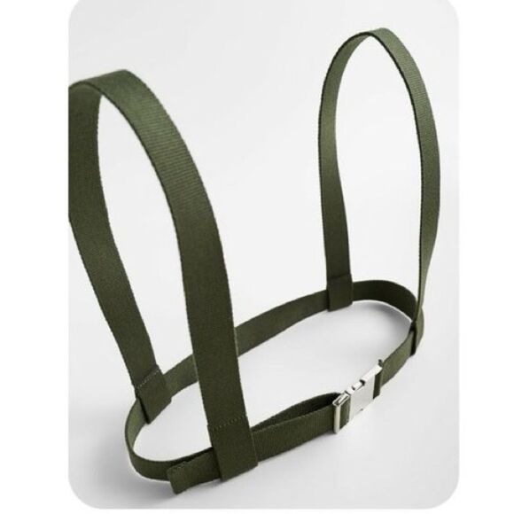 ZARA HARNESS BELT Green New main image 2